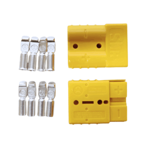 Anderson kontakt gul 50A 2-pack (inkl. crimpstift)